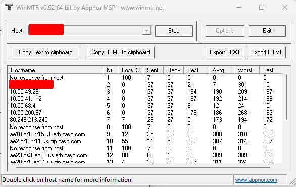 Diagnose Network Issues